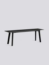 CPH Deux 215 Bænk fra Hay - L140 x B35 x H45 cm / Ink black laminat / Ink black (bøg) - Jacobsen Plus