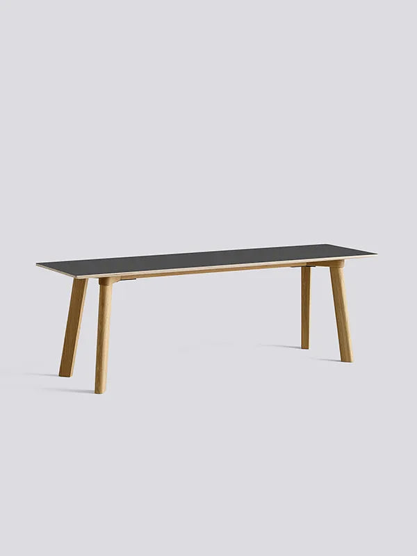 CPH Deux 215 Bænk fra Hay - L140 x B35 x H45 cm / Stone grey laminat / Matlakeret eg - Jacobsen Plus