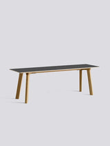 CPH Deux 215 Bænk fra Hay - L140 x B35 x H45 cm / Stone grey laminat / Matlakeret eg - Jacobsen Plus