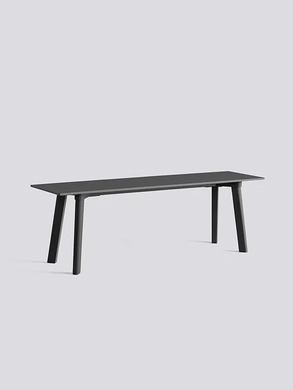 CPH Deux 215 Bænk fra Hay - L140 x B35 x H45 cm / Stone grey laminat / Stone grey (bøg) - Jacobsen Plus