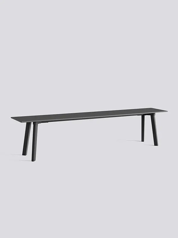 CPH Deux 215 Bænk fra Hay - L200 x B35 x H45 cm / Stone grey laminat / Stone grey (bøg) - Jacobsen Plus