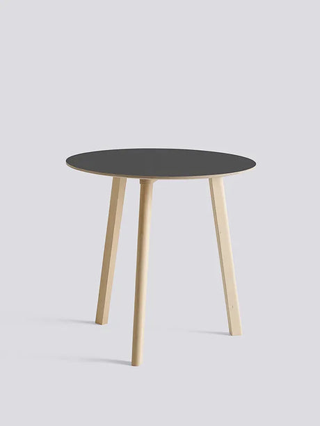 CPH Deux 220 Bord fra Hay - Ø 75 x H73 cm / Stone grey laminat / Ubehandlet bøg - Jacobsen Plus