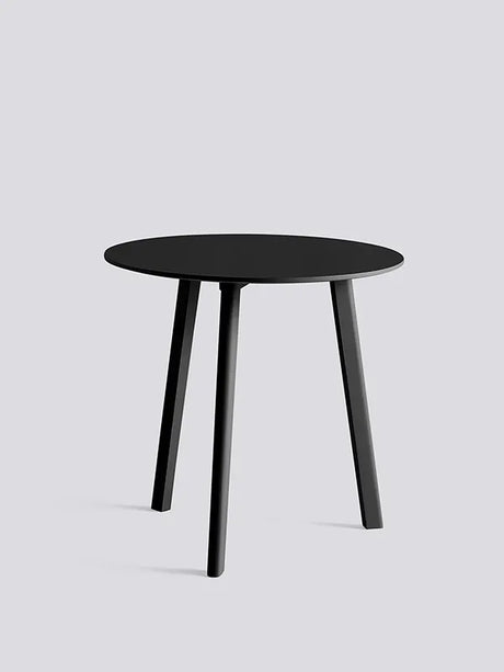 CPH Deux 220 Bord fra Hay - Ø 75 x H73 cm / Ink black laminat / Ink black (bøg) - Jacobsen Plus