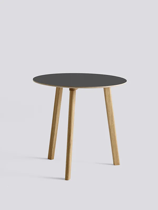 CPH Deux 220 Bord fra Hay - Ø 75 x H73 cm / Stone grey laminat / Matlakeret eg - Jacobsen Plus