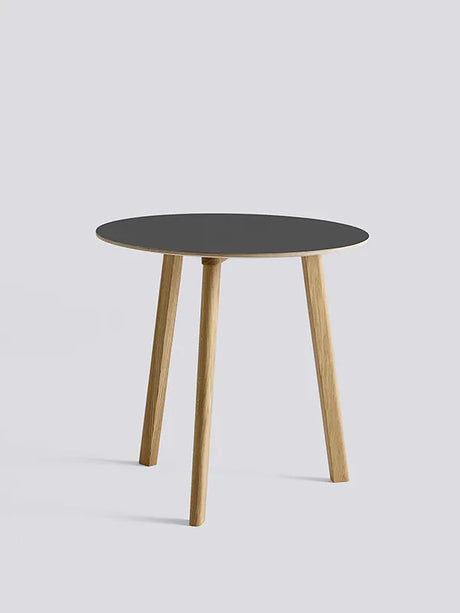 CPH Deux 220 Bord fra Hay - Ø 75 x H73 cm / Stone grey laminat / Matlakeret eg - Jacobsen Plus