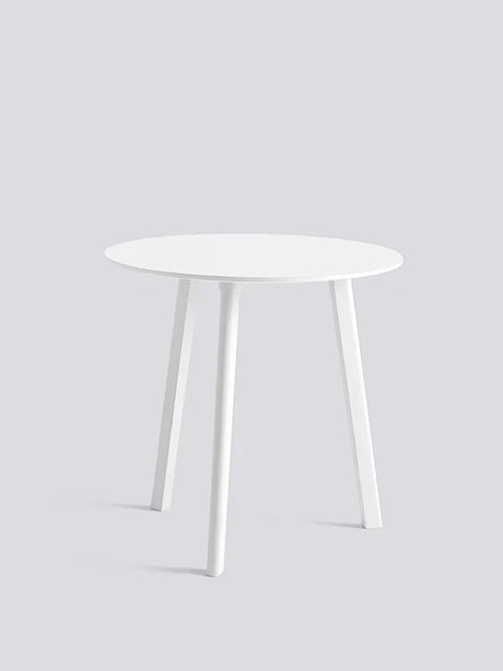 CPH Deux 220 Bord fra Hay - Ø 75 x H73 cm / Pearl white laminat / Pearl white (bøg) - Jacobsen Plus