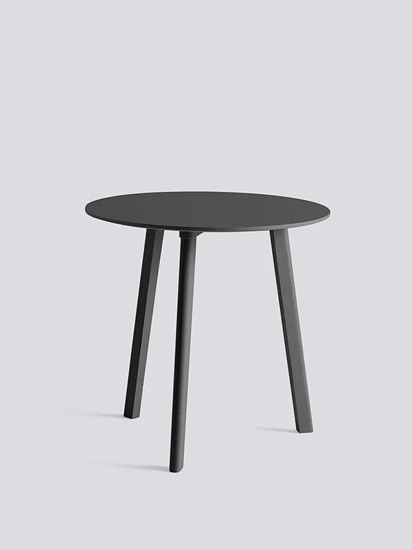 CPH Deux 220 Bord fra Hay - Ø 75 x H73 cm / Stone grey laminat / Stone grey (bøg) - Jacobsen Plus