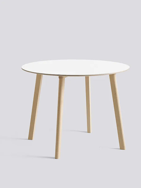 CPH Deux 220 Bord fra Hay - Ø 98 x H73 cm / Pearl white laminat / Ubehandlet bøg - Jacobsen Plus
