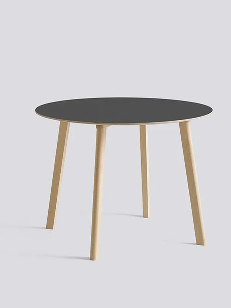 CPH Deux 220 Bord fra Hay - Ø 98 x H73 cm / Stone grey laminat / Ubehandlet bøg - Jacobsen Plus
