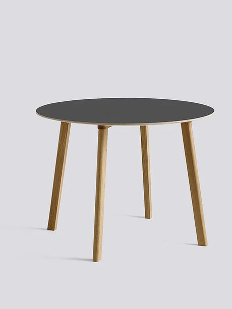 CPH Deux 220 Bord fra Hay - Ø 98 x H73 cm / Stone grey laminat / Matlakeret eg - Jacobsen Plus