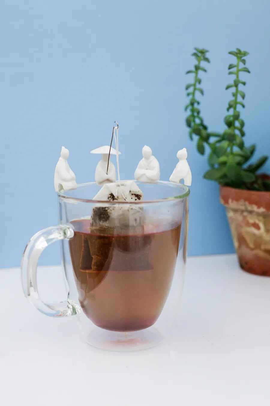 Kikkerland Fisherman Tea Holder, 4 stk.