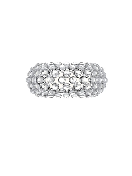 Caboche Plus Media LED væglampe fra Foscarini - Transparent - Jacobsen Plus