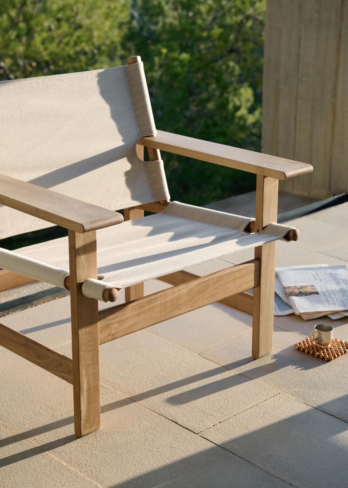 The Canvas Chair udendørs loungestol af Børge Mogensen - 2 - Jacobsen Plus