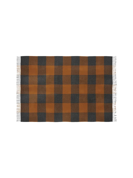Caracas Plaid, caramel fra Silkeborg Uldspinderi - 4 - Jacobsen Plus