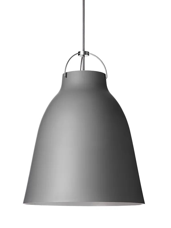 Caravaggio Pendel, matt fra Fritz Hansen - P1 (Ø165mm) / Grå 45 - Jacobsen Plus