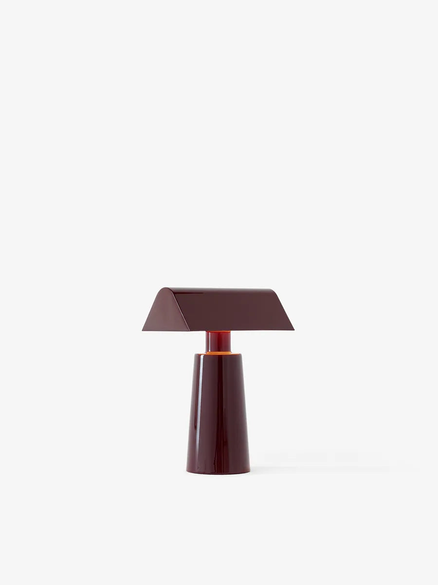 Caret bordlampe fra &Tradition - Dark Burgundy - Jacobsen Plus