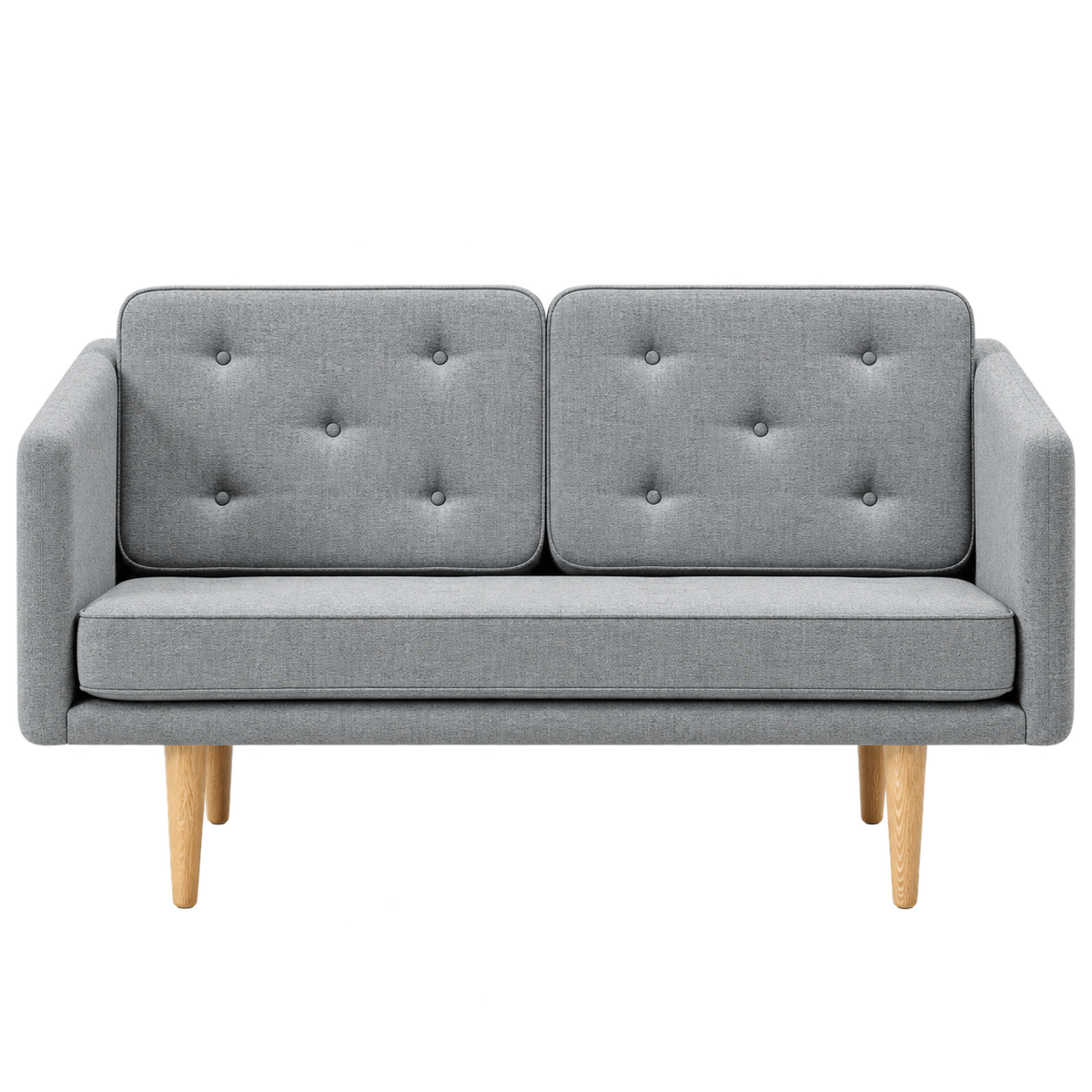 No. 1 Sofa 2-personers, Mood af Børge Mogensen - Mood 1102 - Olieret eg - Jacobsen Plus