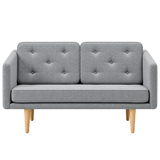 No. 1 Sofa 2-personers, Mood af Børge Mogensen - Mood 1102 - Olieret eg - Jacobsen Plus