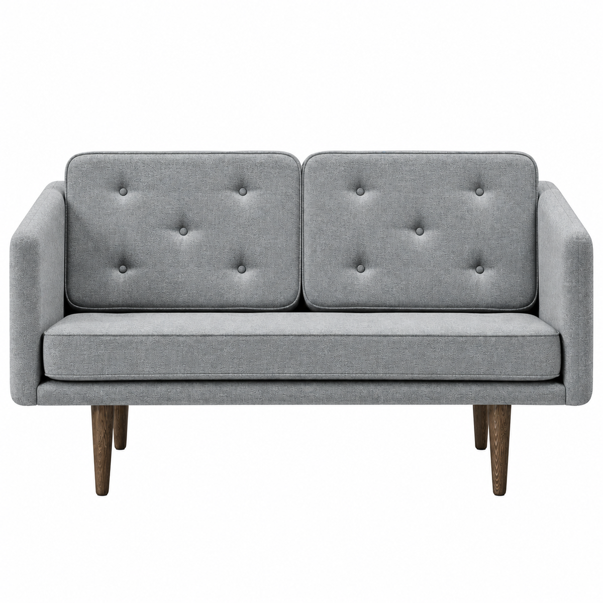 No. 1 Sofa 2-personers, Mood af Børge Mogensen - Mood 1102 - Røget eg bejdset - Jacobsen Plus