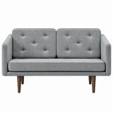 No. 1 Sofa 2-personers, Mood af Børge Mogensen - Mood 1102 - Røget eg bejdset - Jacobsen Plus