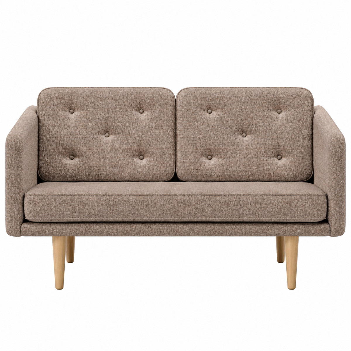 No. 1 Sofa 2-personers, Mood af Børge Mogensen - Mood 1103 - Olieret eg - Jacobsen Plus