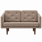 No. 1 Sofa 2-personers, Mood af Børge Mogensen - Mood 1103 - Røget eg bejdset - Jacobsen Plus