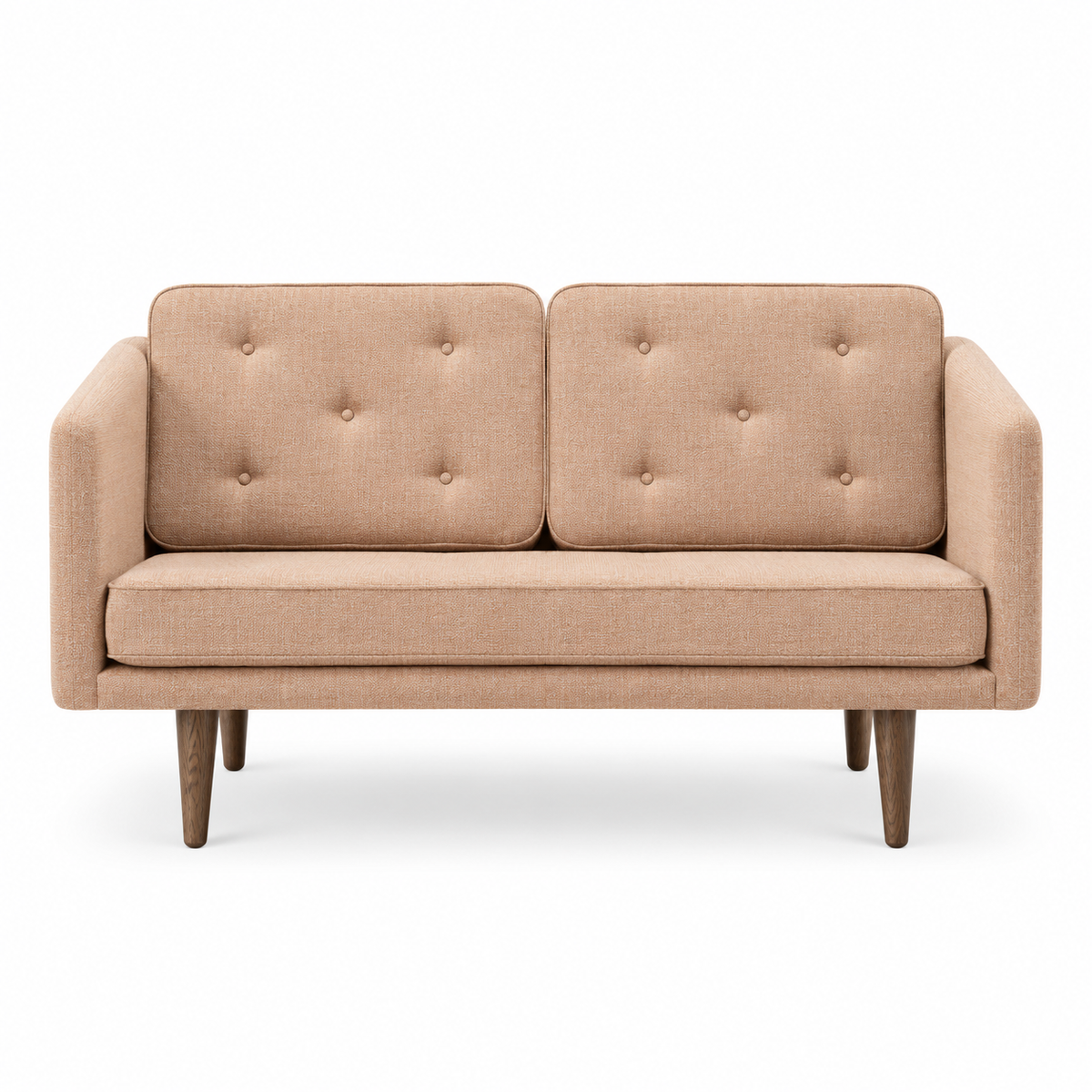 No. 1 Sofa 2-personers, Mood af Børge Mogensen - Mood 1105 - Røget eg bejdset - Jacobsen Plus