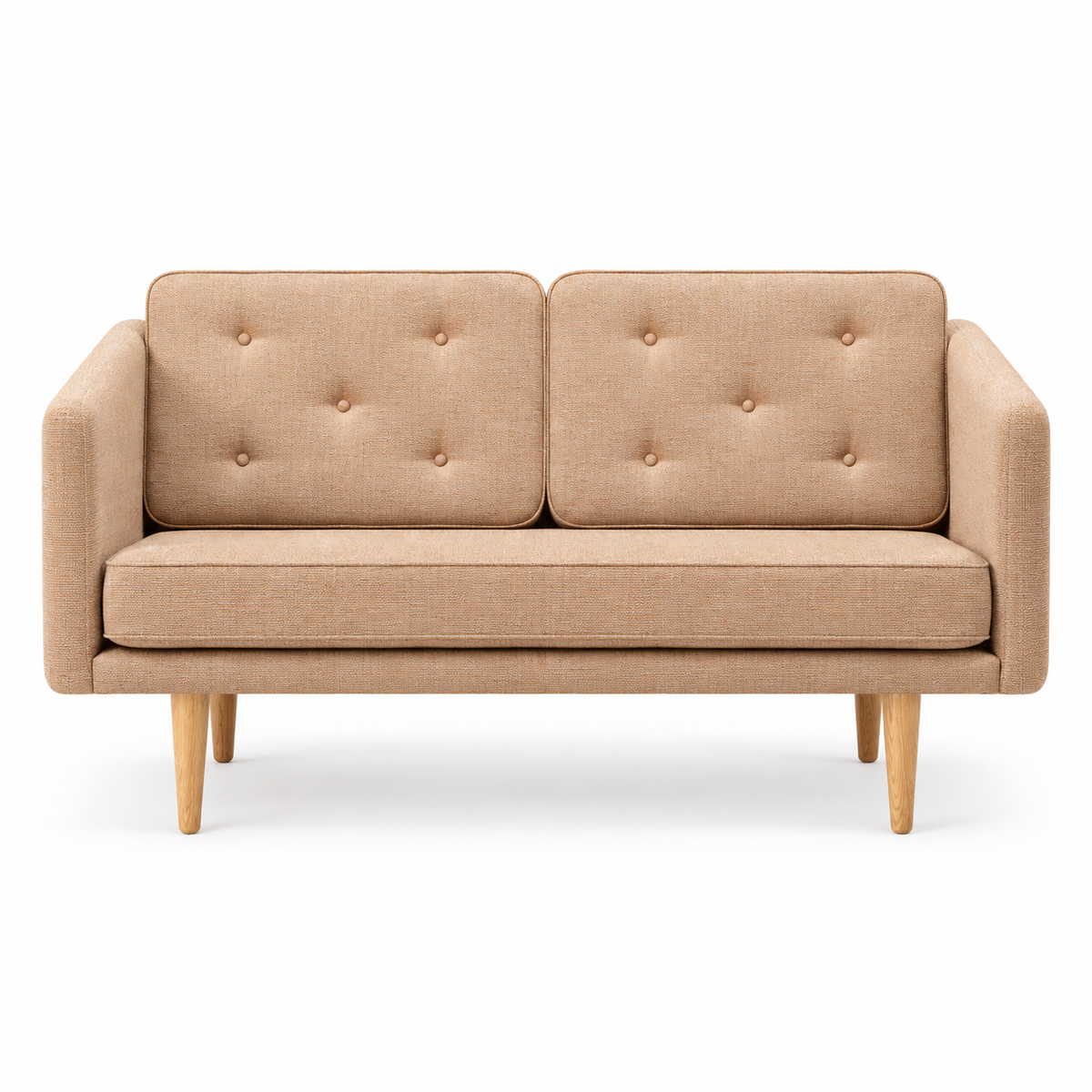 No. 1 Sofa 2-personers, Mood af Børge Mogensen - Mood 1105 - Olieret eg - Jacobsen Plus