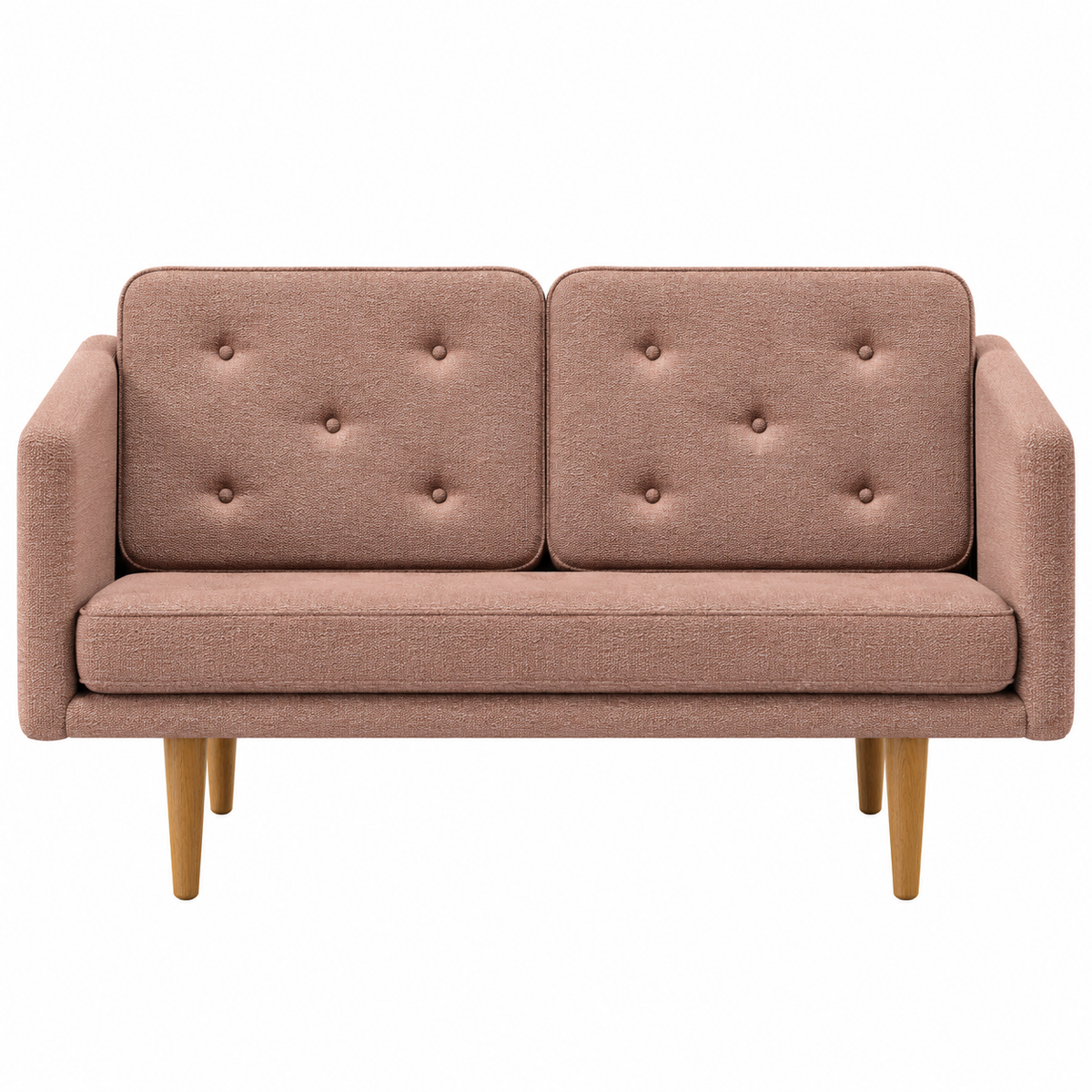 No. 1 Sofa 2-personers, Mood af Børge Mogensen - Mood 1106 - Olieret eg - Jacobsen Plus