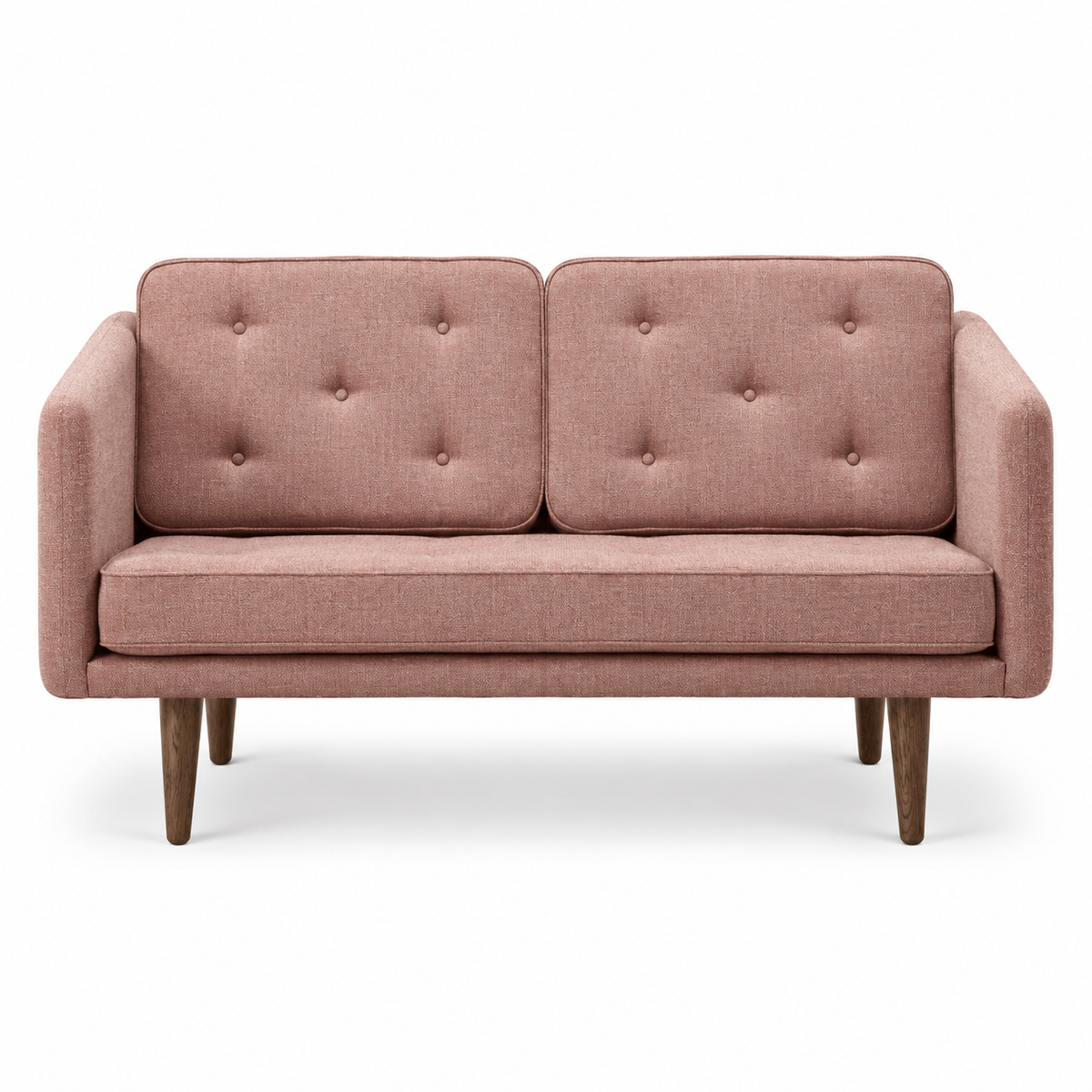 No. 1 Sofa 2-personers, Mood af Børge Mogensen - Mood 1106 - Røget eg bejdset - Jacobsen Plus