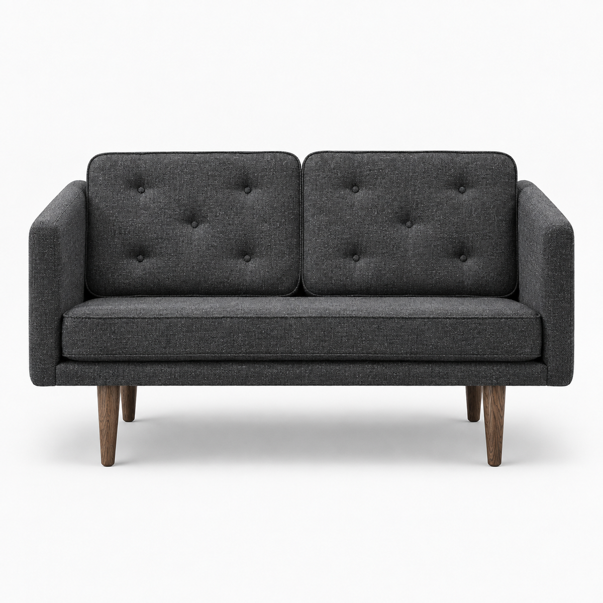 No. 1 Sofa 2-personers, Mood af Børge Mogensen - Mood 2101 - Røget eg bejdset - Jacobsen Plus