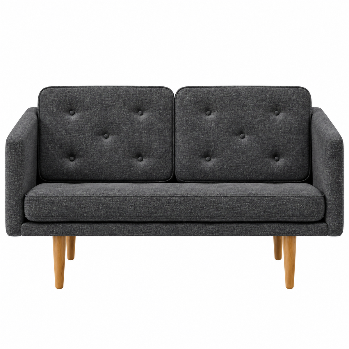 No. 1 Sofa 2-personers, Mood af Børge Mogensen - Mood 2101 - Olieret eg - Jacobsen Plus