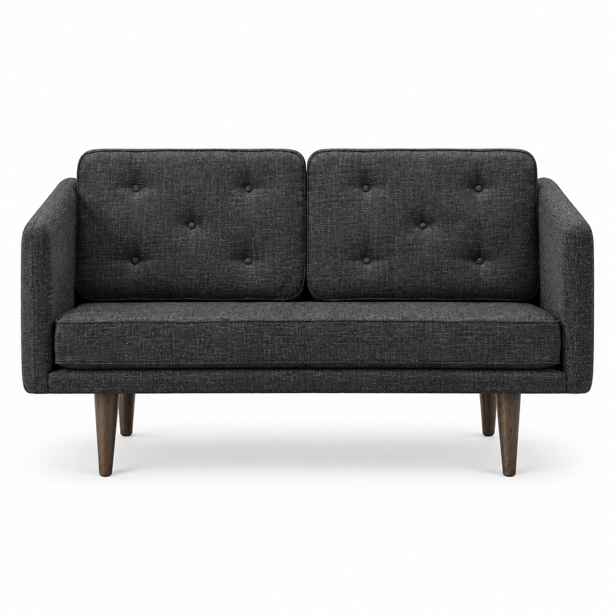 No. 1 Sofa 2-personers, Mood af Børge Mogensen - Mood 2102 - Røget eg bejdset - Jacobsen Plus