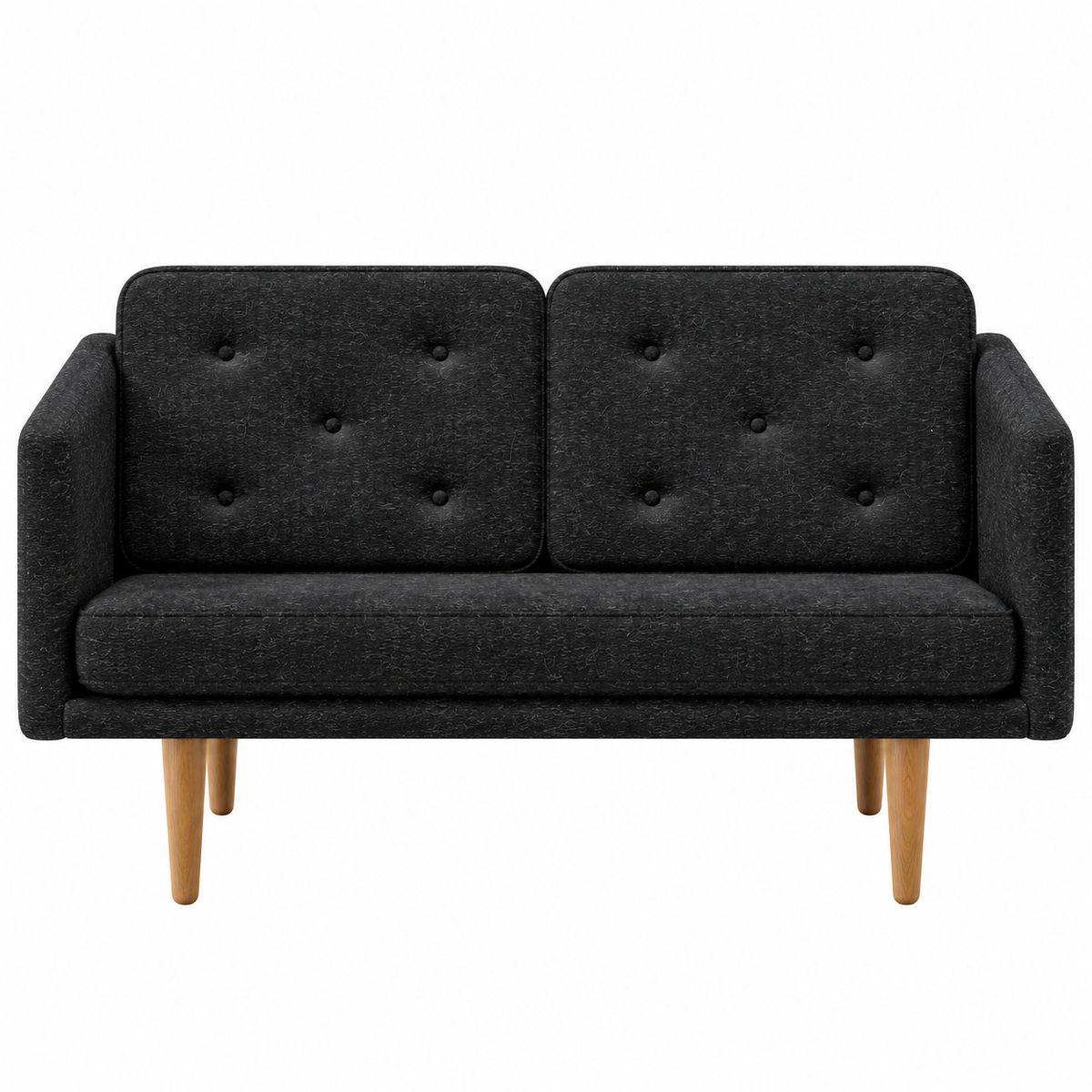 No. 1 Sofa 2-personers, Mood af Børge Mogensen - Mood 2104 - Olieret eg - Jacobsen Plus