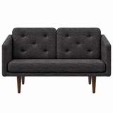 No. 1 Sofa 2-personers, Mood af Børge Mogensen - Mood 2105 - Røget eg bejdset - Jacobsen Plus