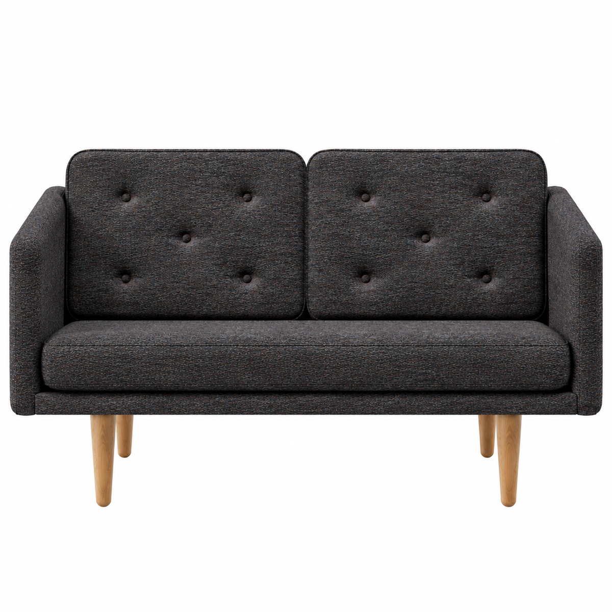 No. 1 Sofa 2-personers, Mood af Børge Mogensen - Mood 2105 - Olieret eg - Jacobsen Plus