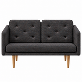 No. 1 Sofa 2-personers, Mood af Børge Mogensen - Mood 2105 - Olieret eg - Jacobsen Plus