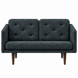 No. 1 Sofa 2-personers, Mood af Børge Mogensen - Mood 2107 - Røget eg bejdset - Jacobsen Plus