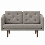 No. 1 Sofa 2-personers, Mood af Børge Mogensen - Mood 3101 - Røget eg bejdset - Jacobsen Plus