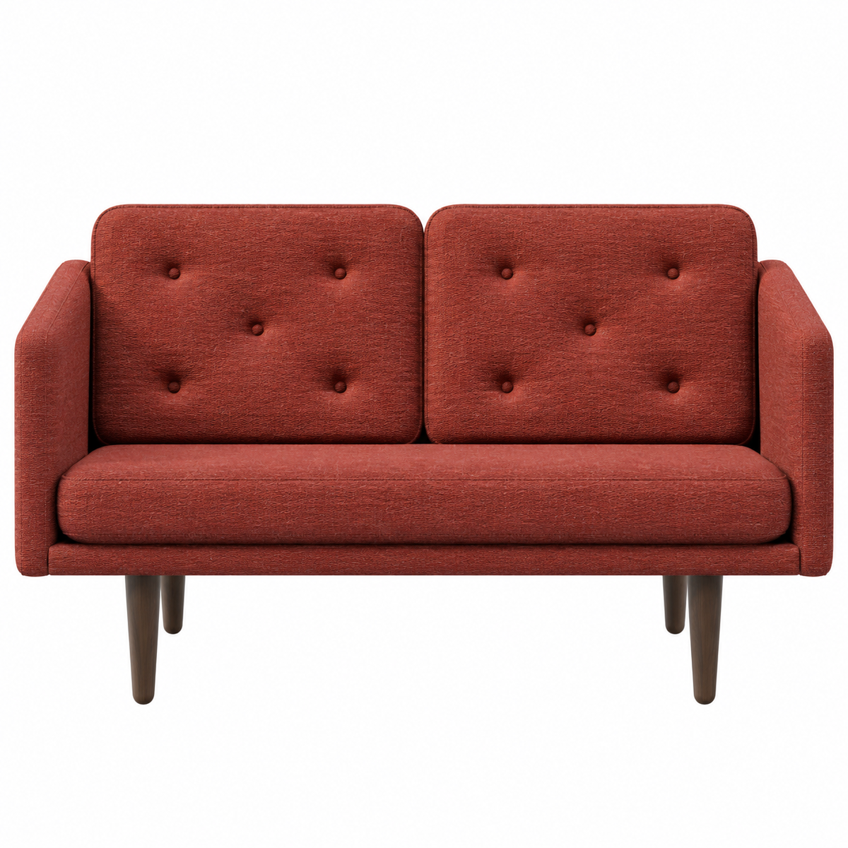 No. 1 Sofa 2-personers, Mood af Børge Mogensen - Mood 3102 - Røget eg bejdset - Jacobsen Plus