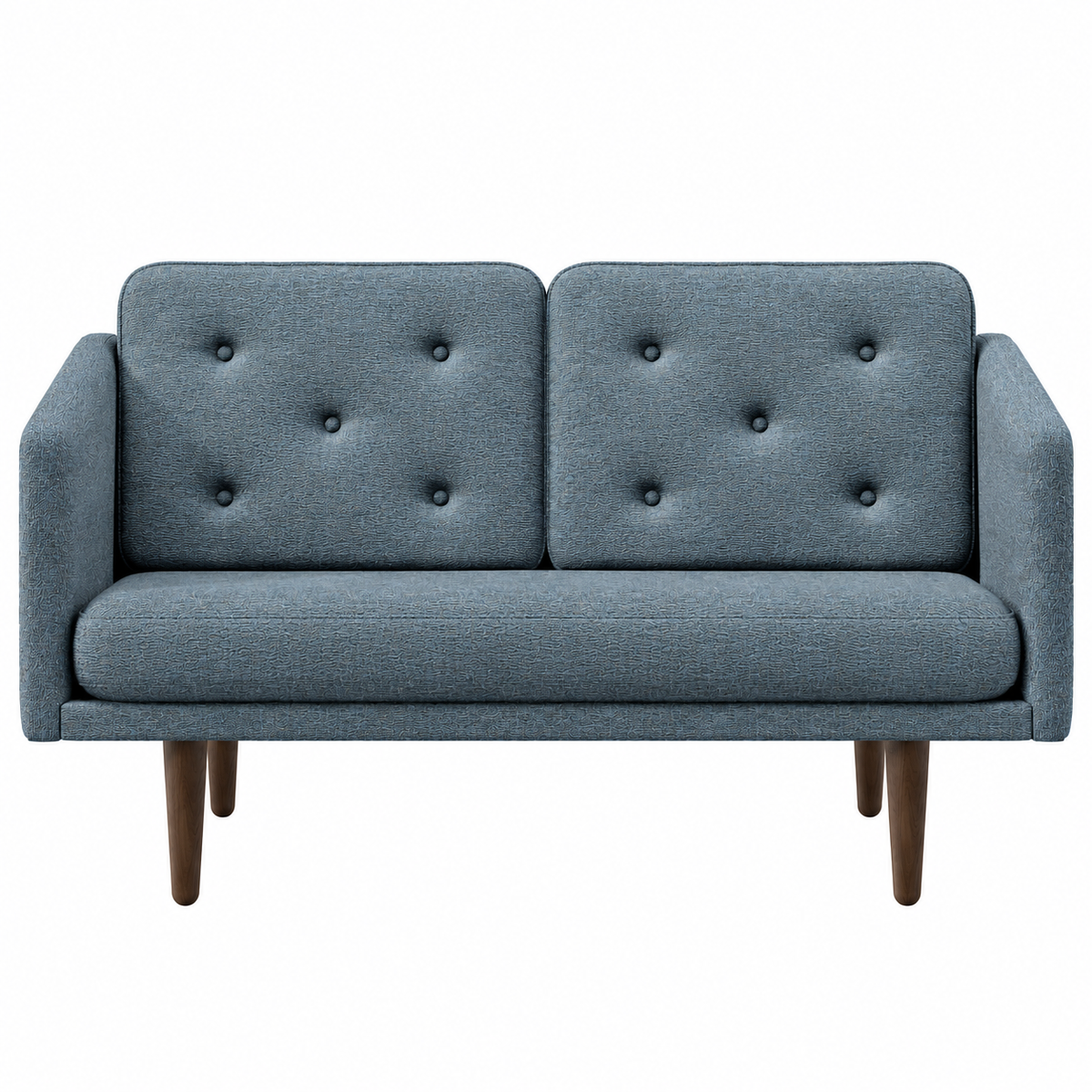 No. 1 Sofa 2-personers, Mood af Børge Mogensen - Mood 3103 - Røget eg bejdset - Jacobsen Plus
