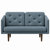 No. 1 Sofa 2-personers, Mood af Børge Mogensen - Mood 3103 - Røget eg bejdset - Jacobsen Plus