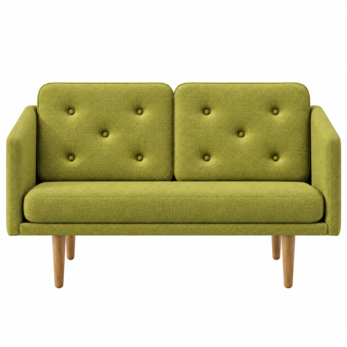 No. 1 Sofa 2-personers, Mood af Børge Mogensen - Mood 3104 - Olieret eg - Jacobsen Plus