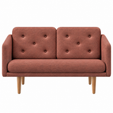No. 1 Sofa 2-personers, Mood af Børge Mogensen - Mood 3105 - Olieret eg - Jacobsen Plus