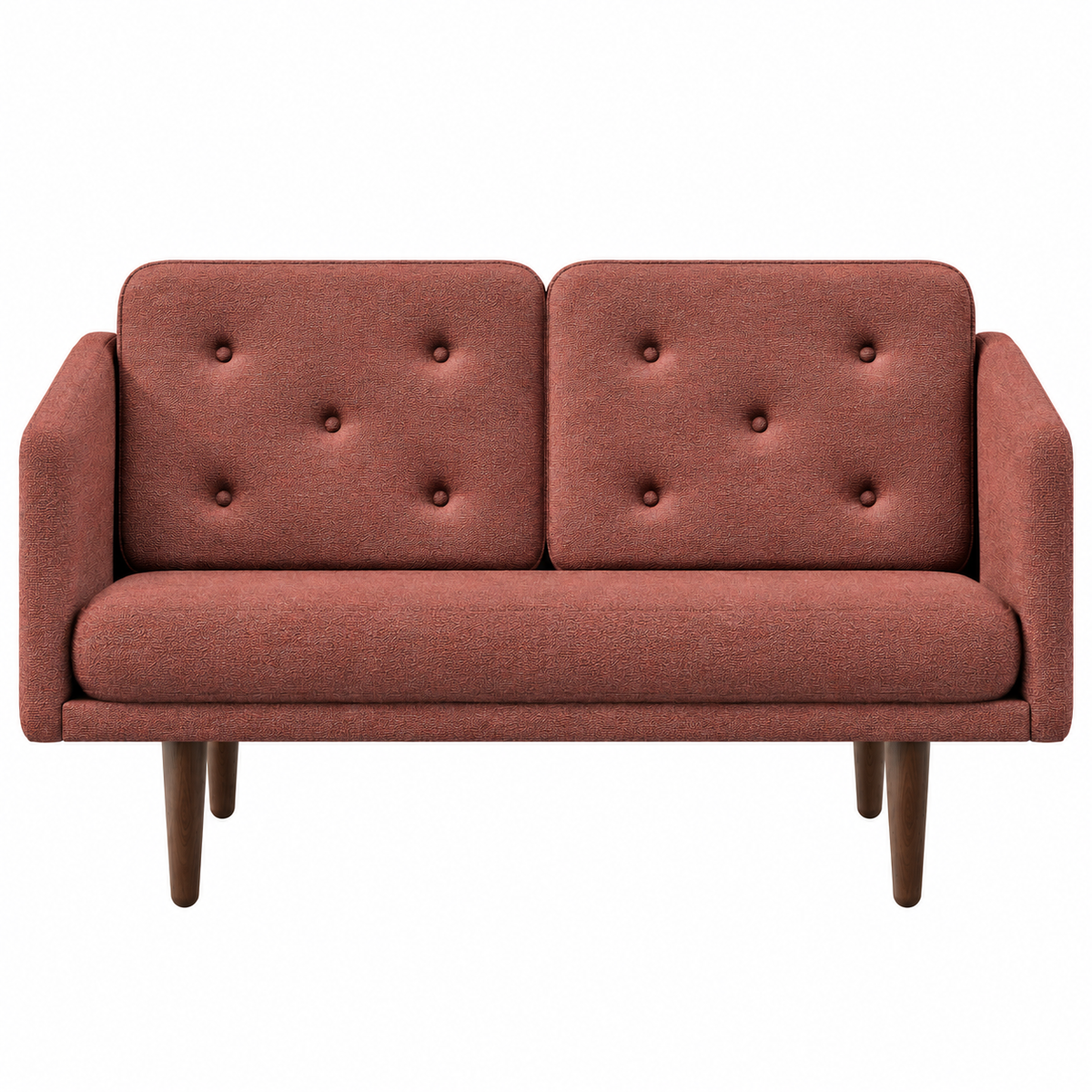 No. 1 Sofa 2-personers, Mood af Børge Mogensen - Mood 3105 - Røget eg bejdset - Jacobsen Plus