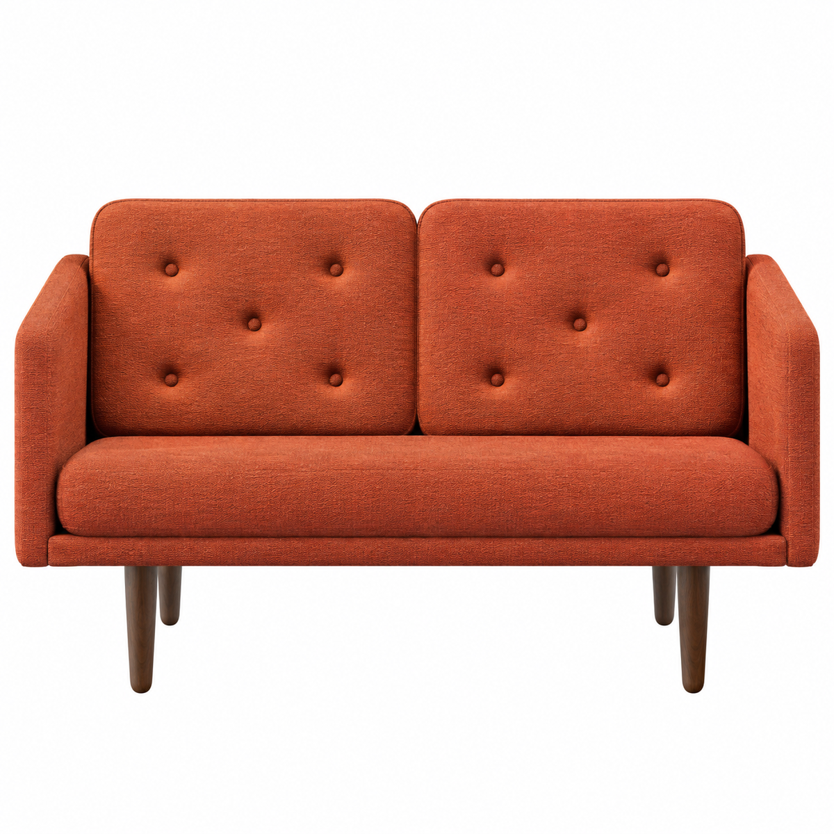 No. 1 Sofa 2-personers, Mood af Børge Mogensen - Mood 4101 - Røget eg bejdset - Jacobsen Plus
