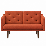 No. 1 Sofa 2-personers, Mood af Børge Mogensen - Mood 4101 - Røget eg bejdset - Jacobsen Plus