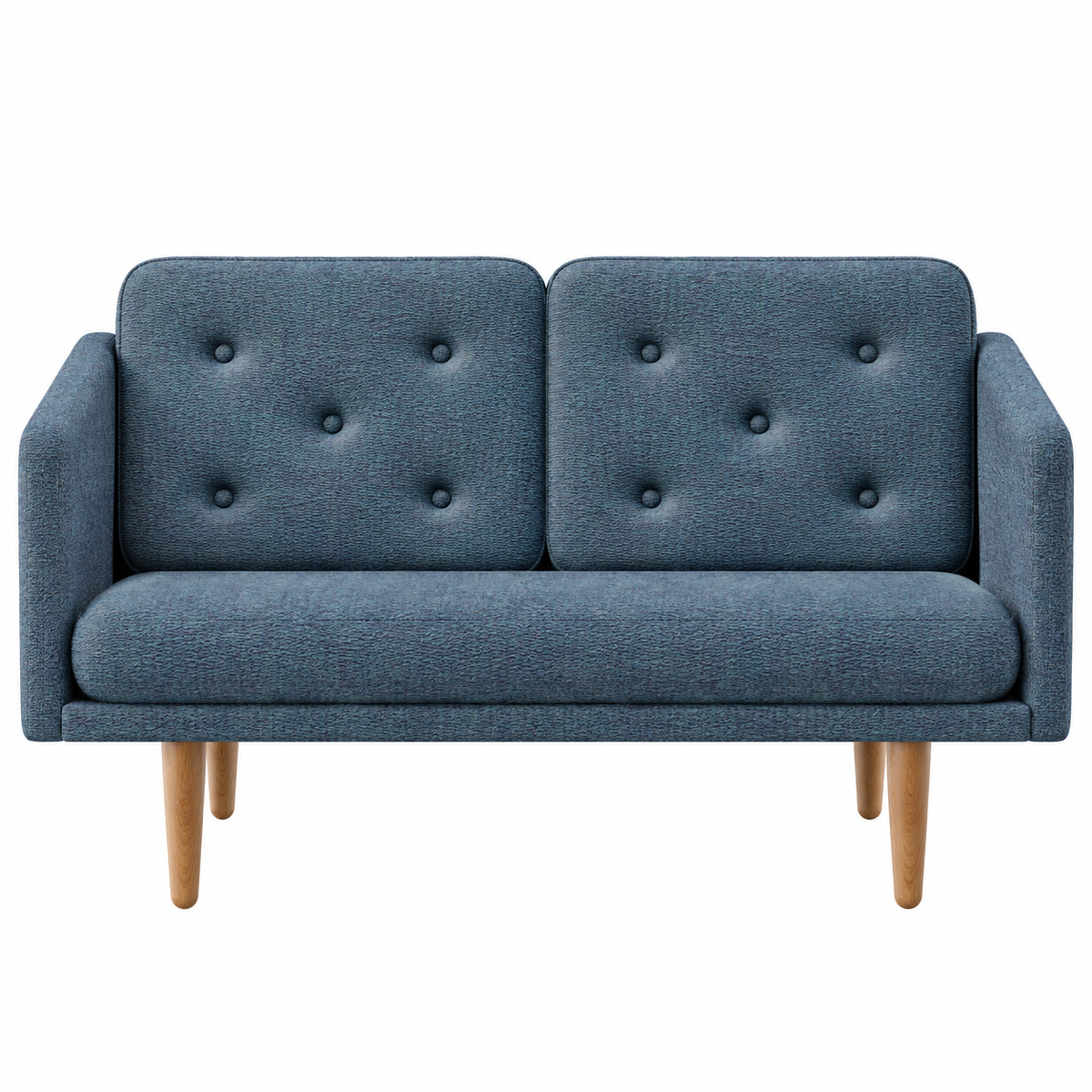 No. 1 Sofa 2-personers, Mood af Børge Mogensen - Mood 4102 - Olieret eg - Jacobsen Plus