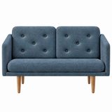 No. 1 Sofa 2-personers, Mood af Børge Mogensen - Mood 4102 - Olieret eg - Jacobsen Plus