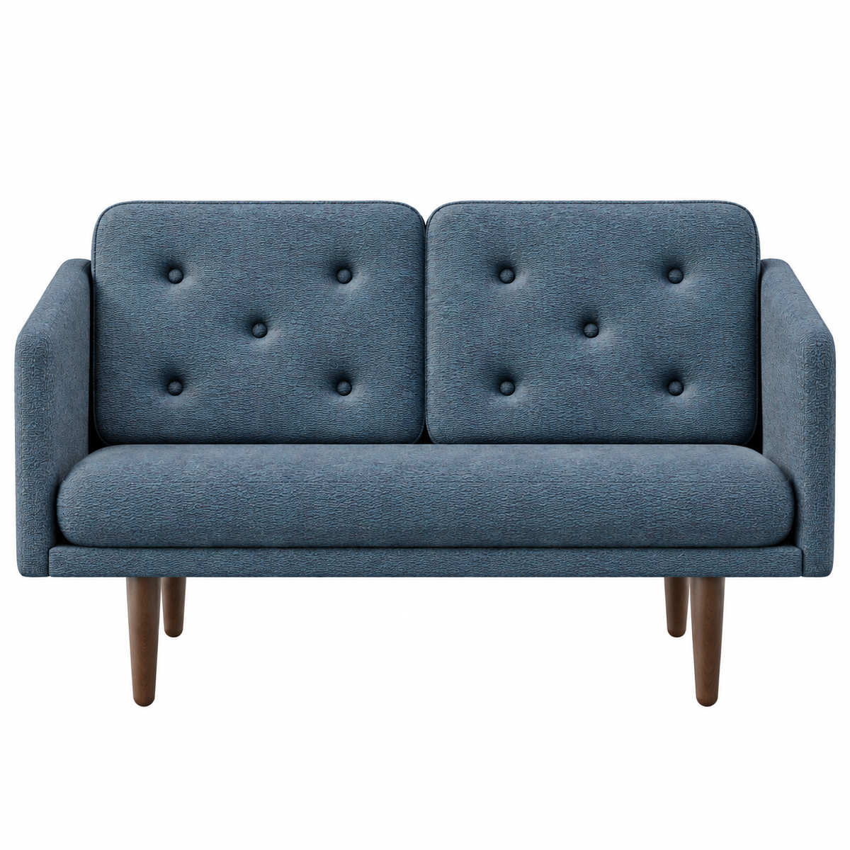 No. 1 Sofa 2-personers, Mood af Børge Mogensen - Mood 4102 - Røget eg bejdset - Jacobsen Plus